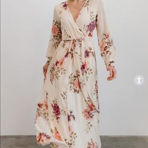 Baltic Born Lydia Ivory Floral Maxi Dress